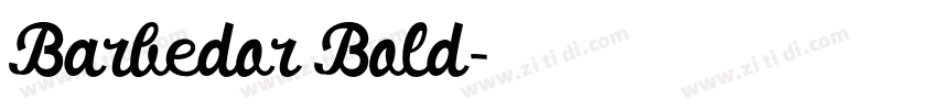 Barbedor Bold字体转换 Barbedor Bold字体转换